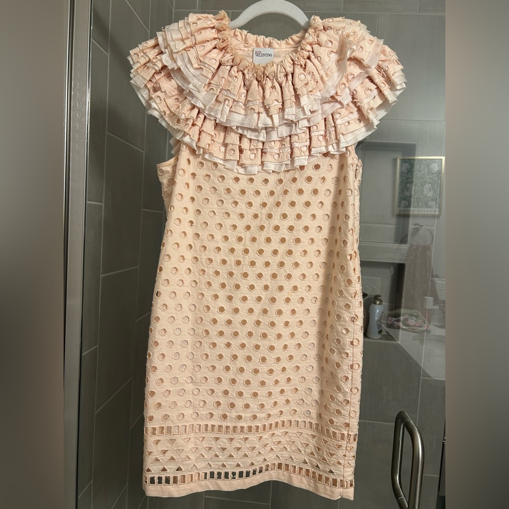 RED Valentino Eyelet Lace Dress